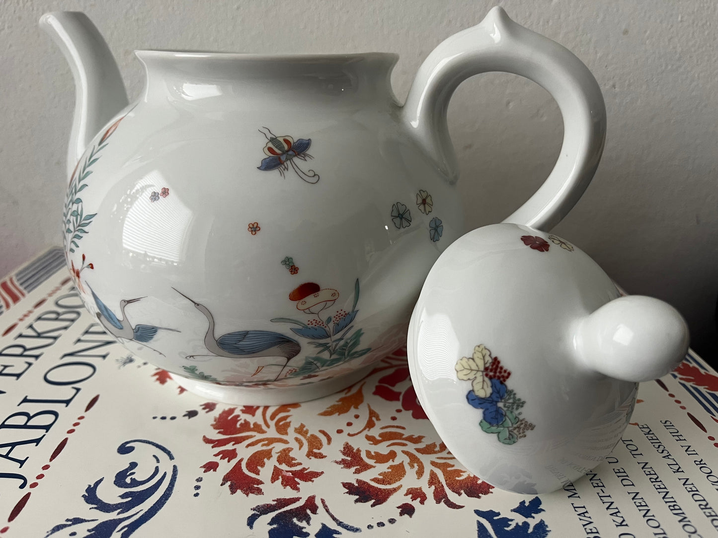 Limoges French porcelain Kakiemon teapot