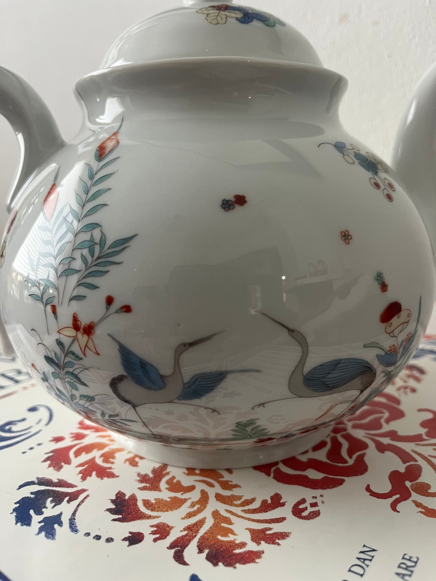 Limoges French porcelain Kakiemon teapot