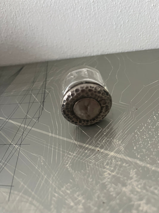 Antique glass and silver trincketbox