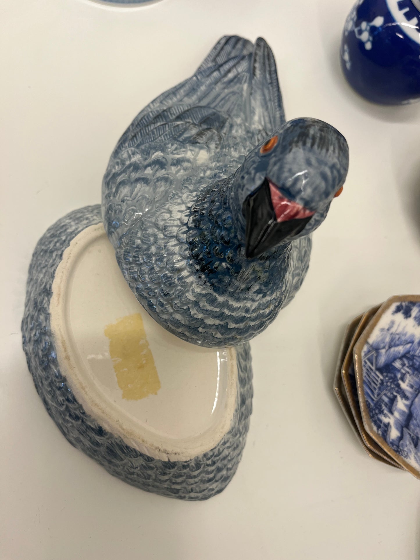 Michel Caugant pigeon tureen