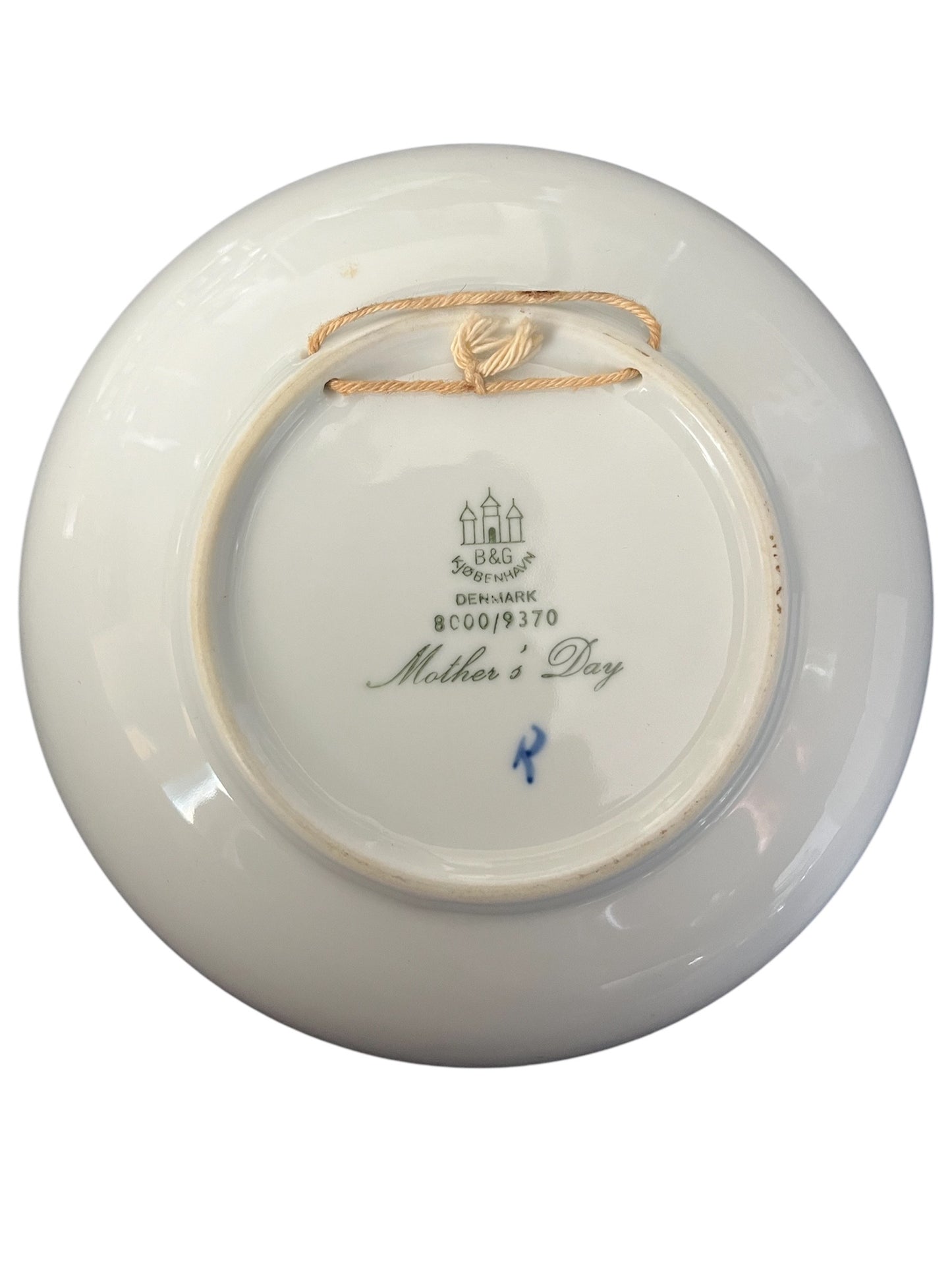 Mors Dag 1970 small decorative plate  mothersday birds B&G Denmark