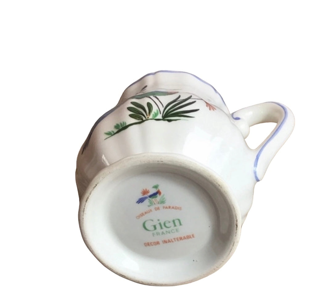 Creamer Gien Oiseaux de Paradis