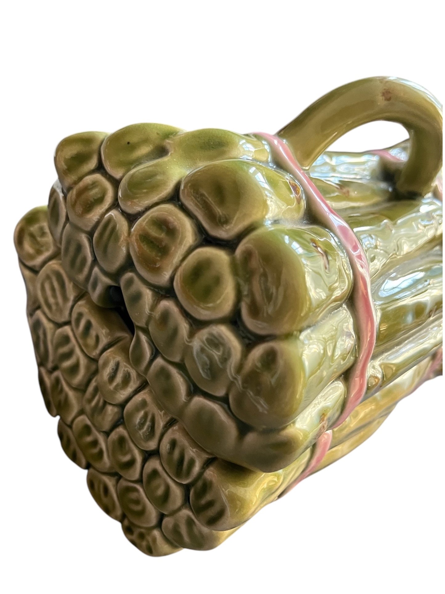 Bordalo Pinheiro vintage asparagus gravy tureen