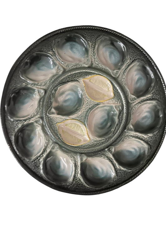 St Clement french oyster serving plate