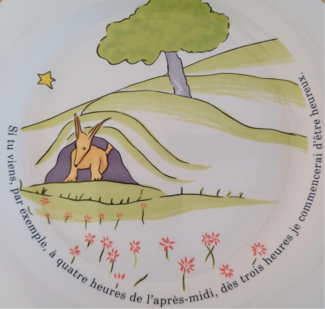 Gien Le petit Prince side plate