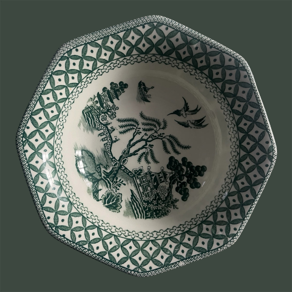 Royal Staffordshire Meakin ironstone Willow small bowl