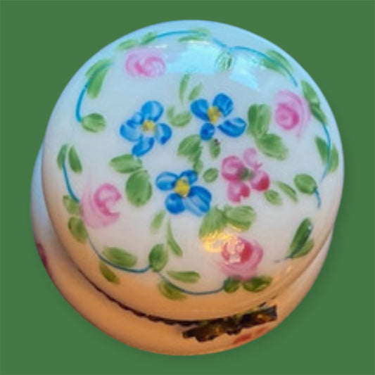 Lovely Limoges france trincket floral decor peint main Griselles Art