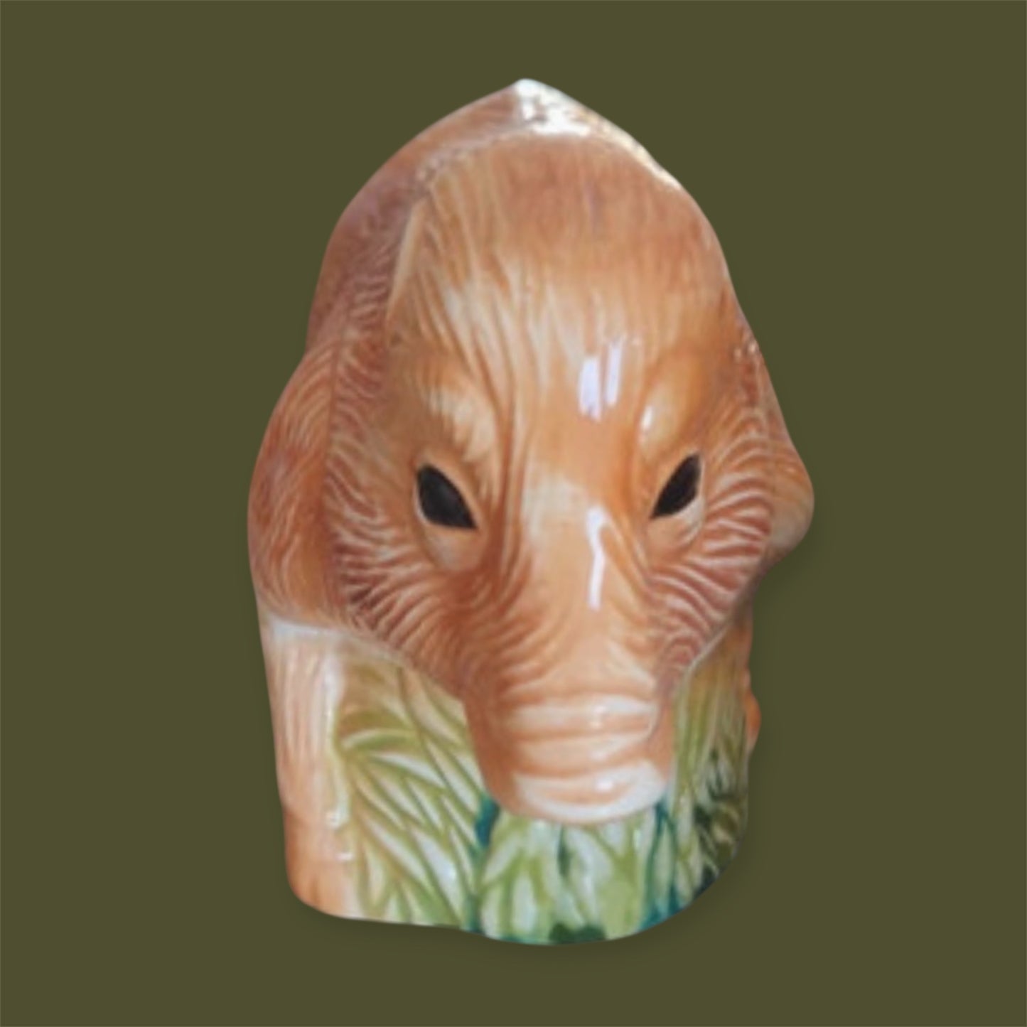 Small faience tureen Michel Caugant collectible - schade