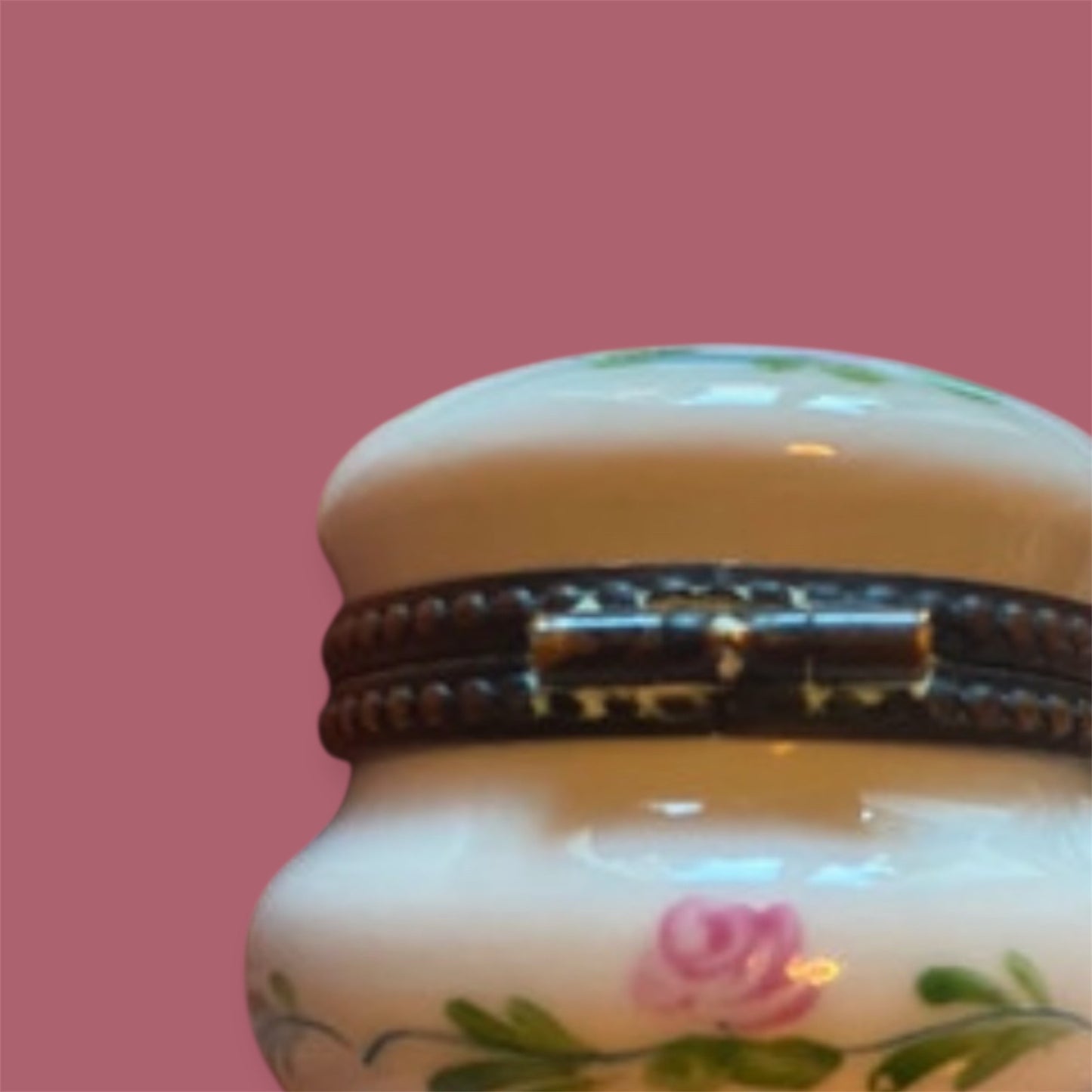 Lovely Limoges france trincket floral decor peint main Griselles Art