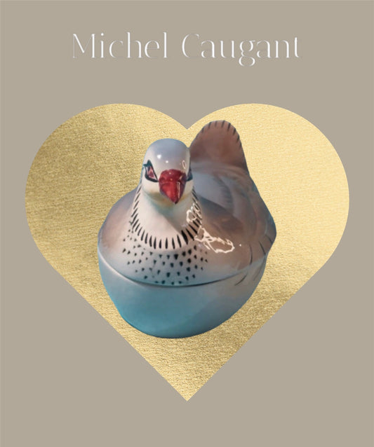 Michel Caugant Midcentury faience tureen