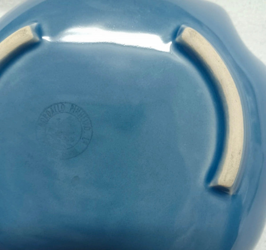 Bordallo Blue vintage server cabbage reliëf