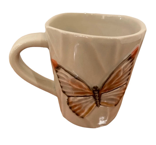 Large mug Cloudy Butterflies by Claudia Schiffer for Bordallo Pinheiro