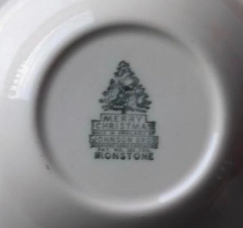 Antique Christmas bowl 16 Johnson Brothers