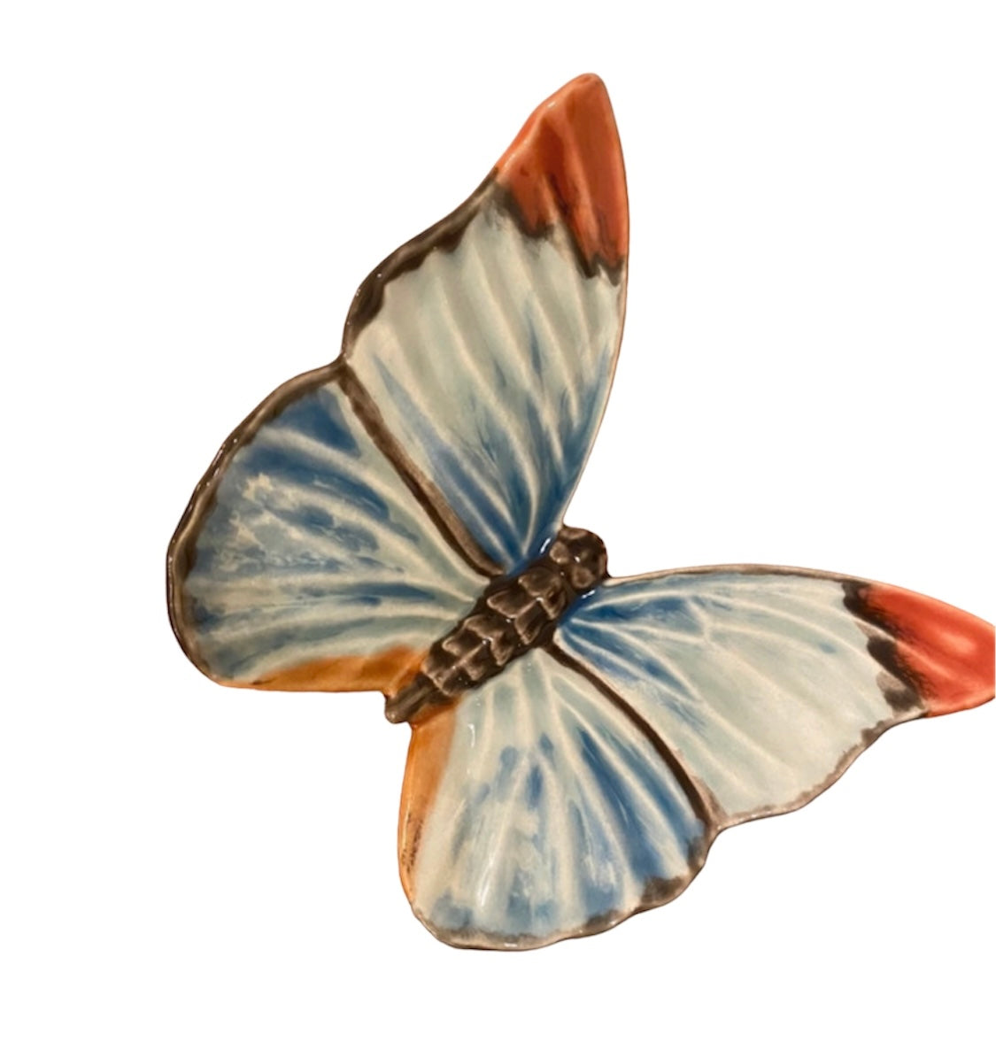 Bordallo Pinheiro x Claudia Schiffer wall piece butterfly