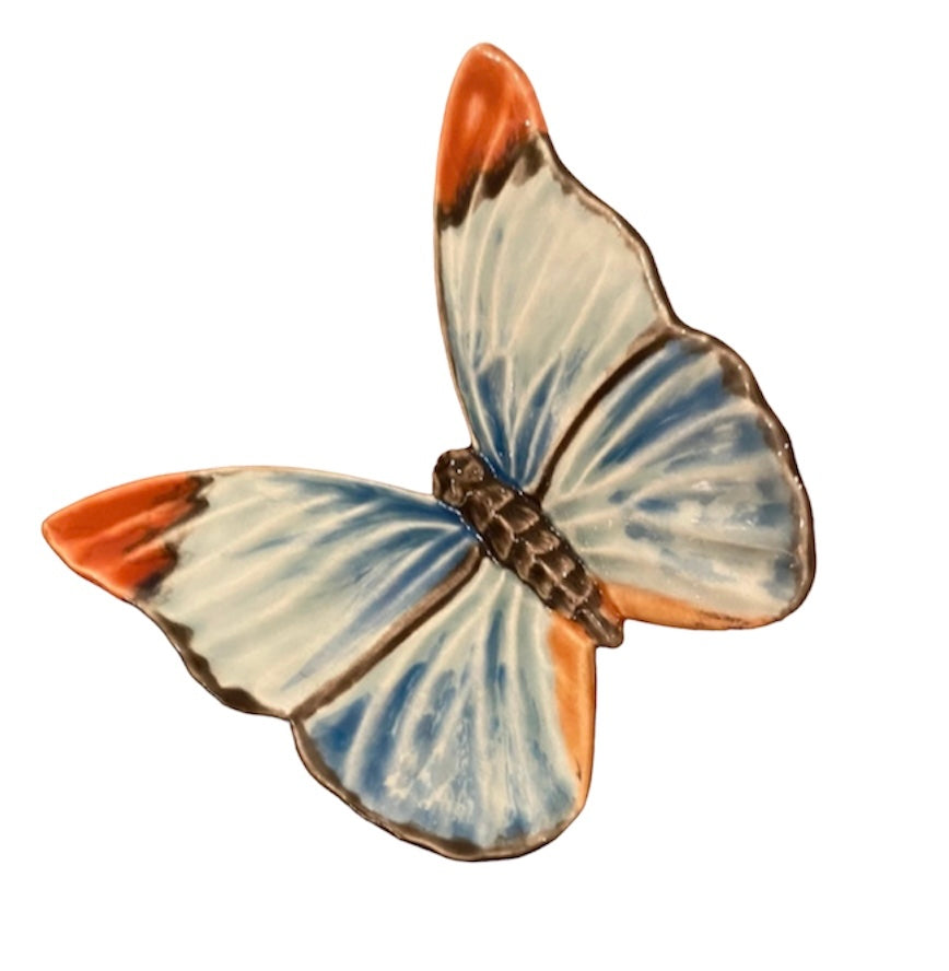 Bordallo Pinheiro x Claudia Schiffer wall piece butterfly