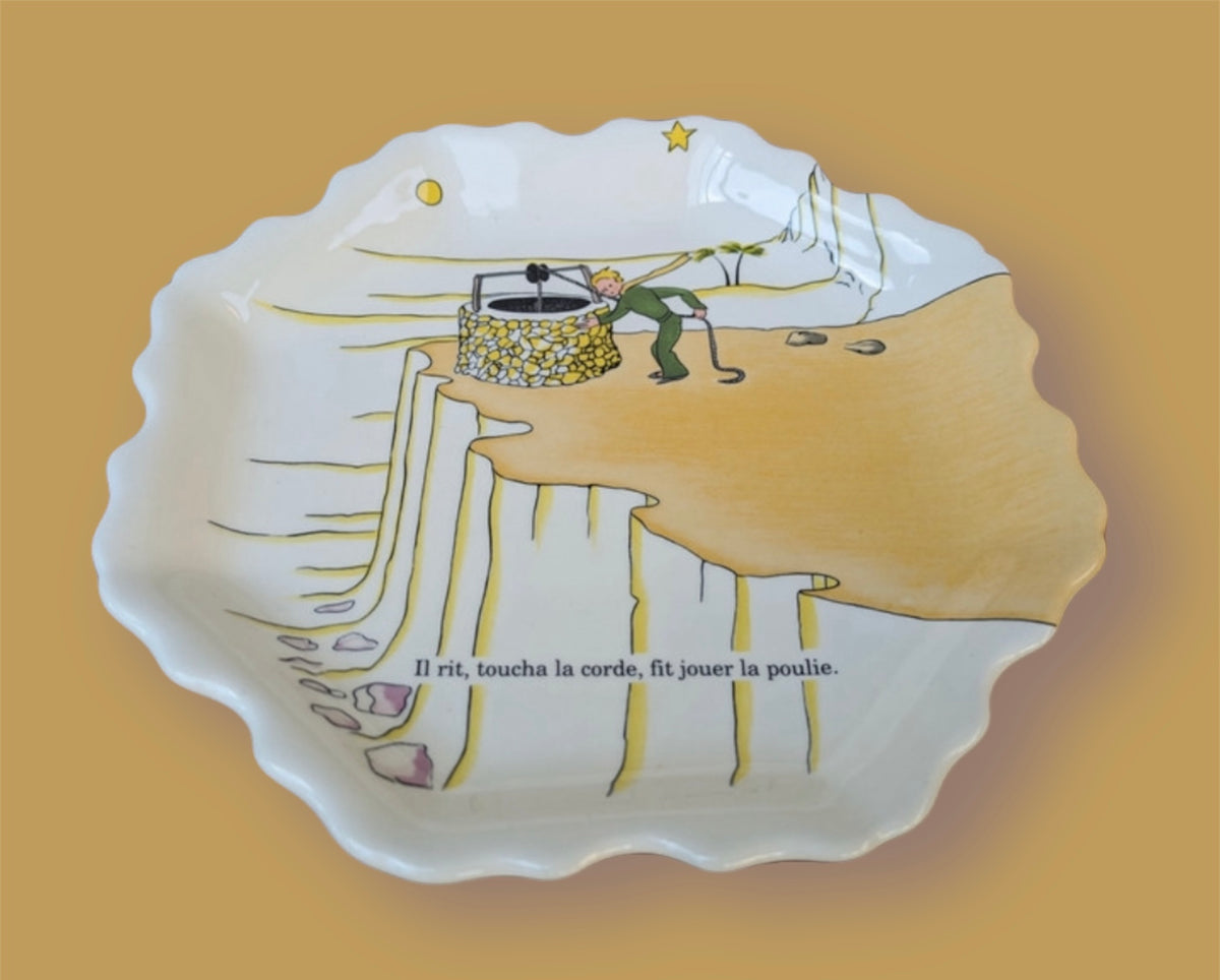 Gien France Rare plate Le Petit Prince