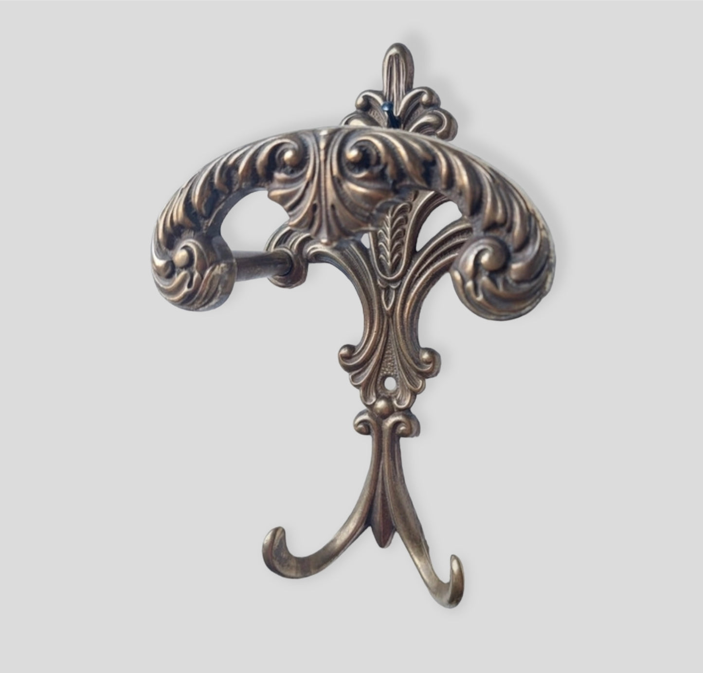 Set of 2 Art Nouveau metal coat hangers