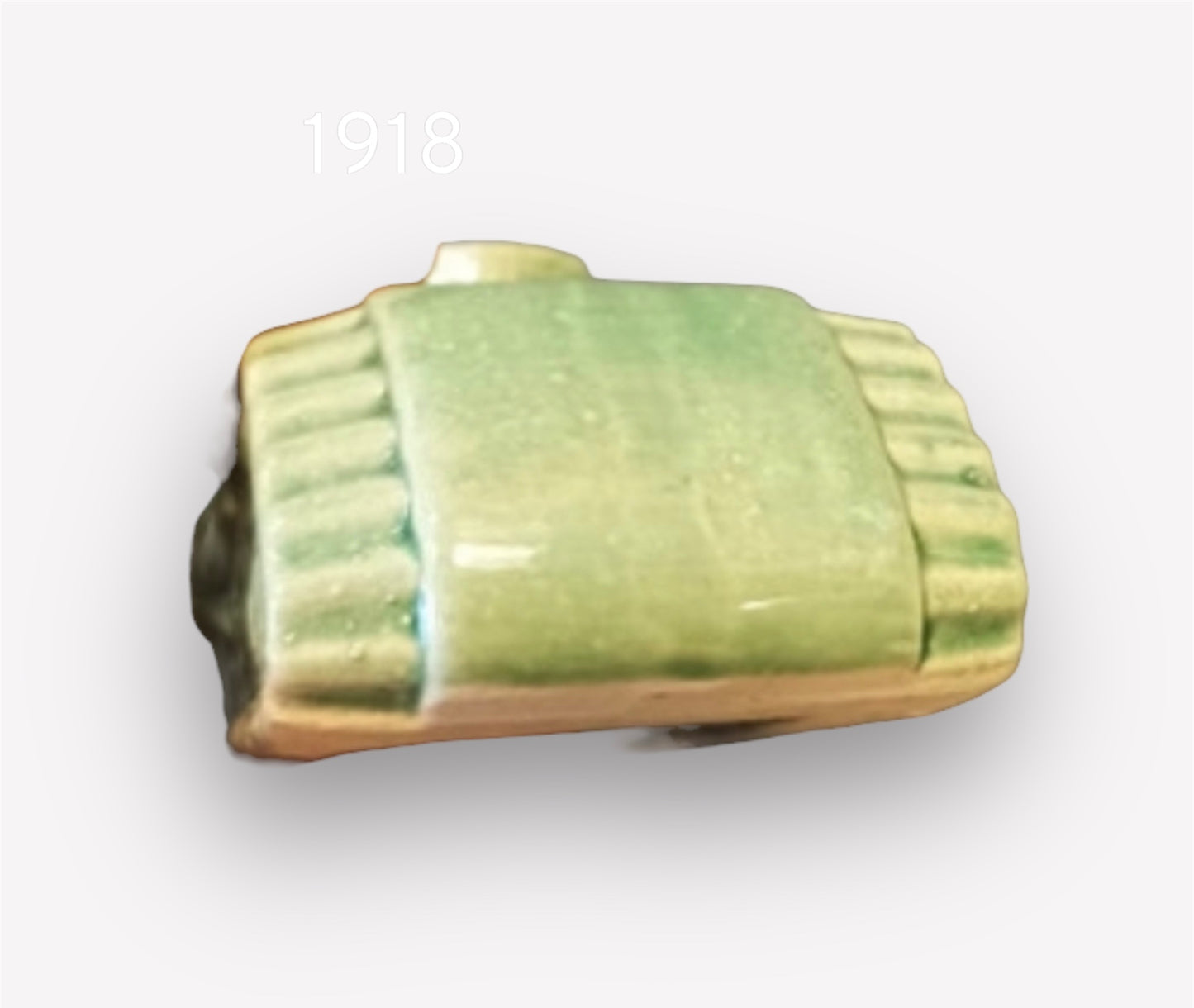 Majolica moneybank Worldwar I 1914-1918 armored tank