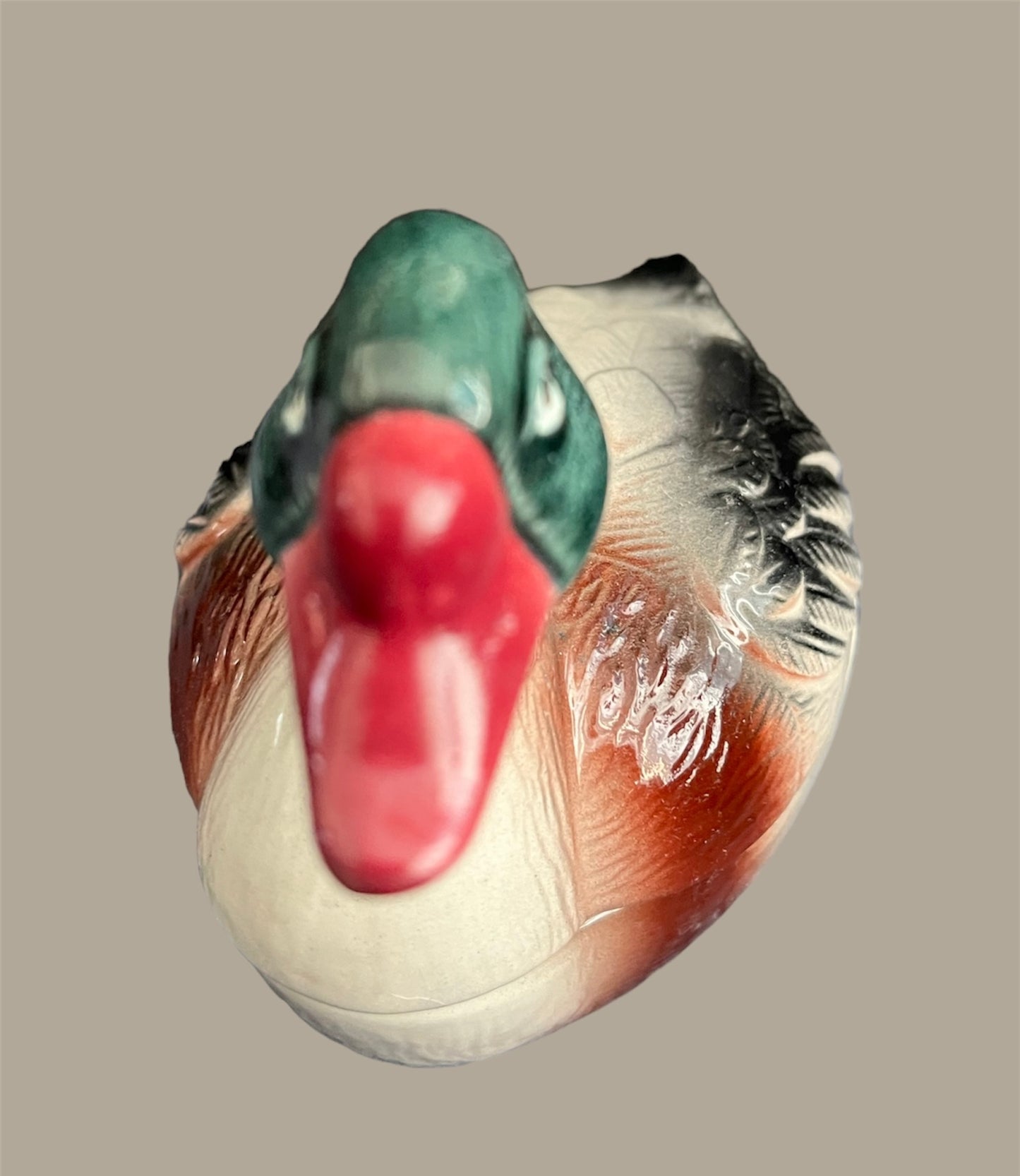 Small french duck tureen Michel Caugant