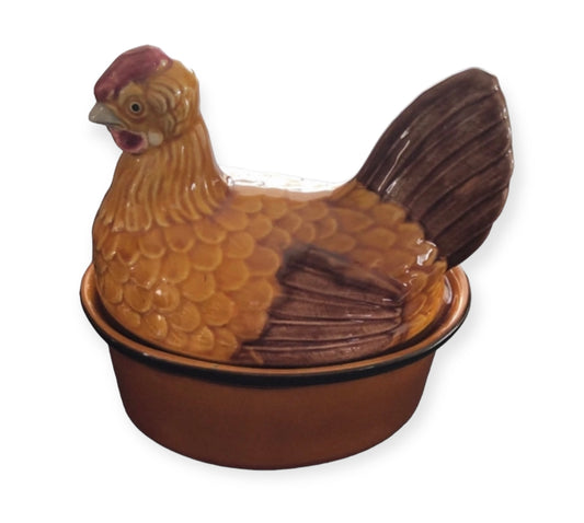 Secla Portugal vintage chicken tureen