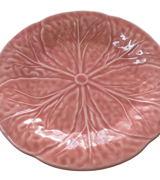 Bordallo Pinheiro San Raphael pink plate 20 cm