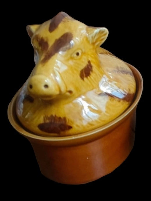 Vintage tureen GEO wild boar