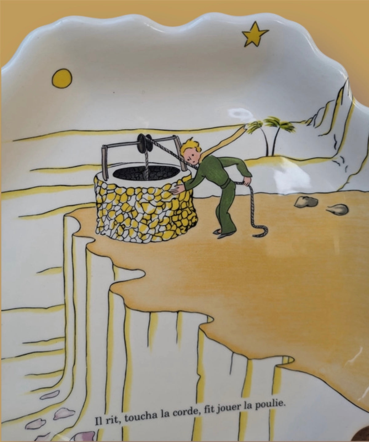 Gien France Rare plate Le Petit Prince