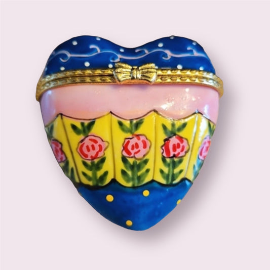 French porcelain Trincketbox heart