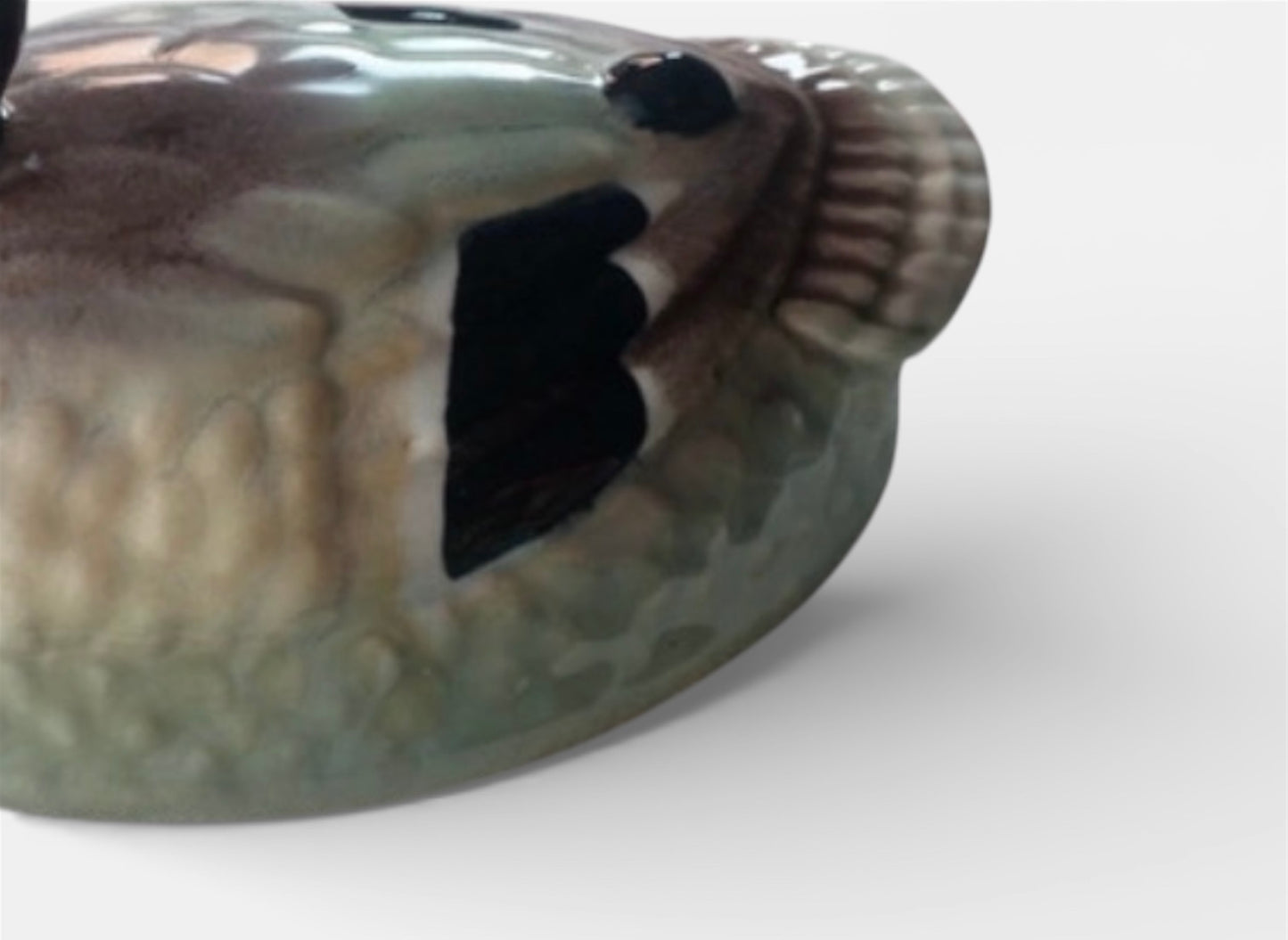 Secla vintage faience duck tureen small