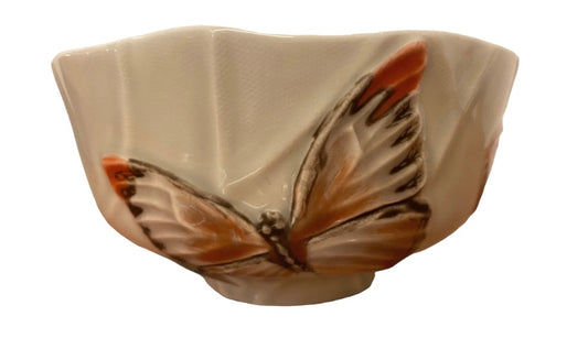 Claudia Schiffer x Bordallo Pinheiro Pinheiro cloudy butterflies bowl