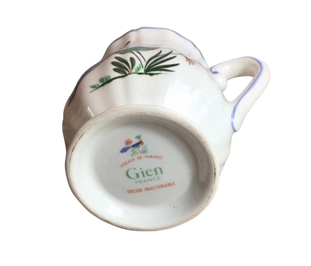 Creamer Gien Oiseaux de Paradis