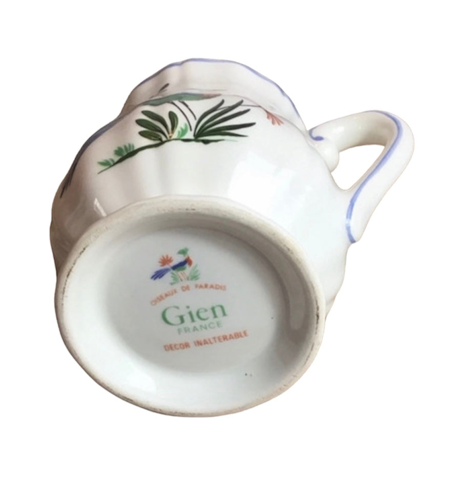 Creamer Gien Oiseaux de Paradis