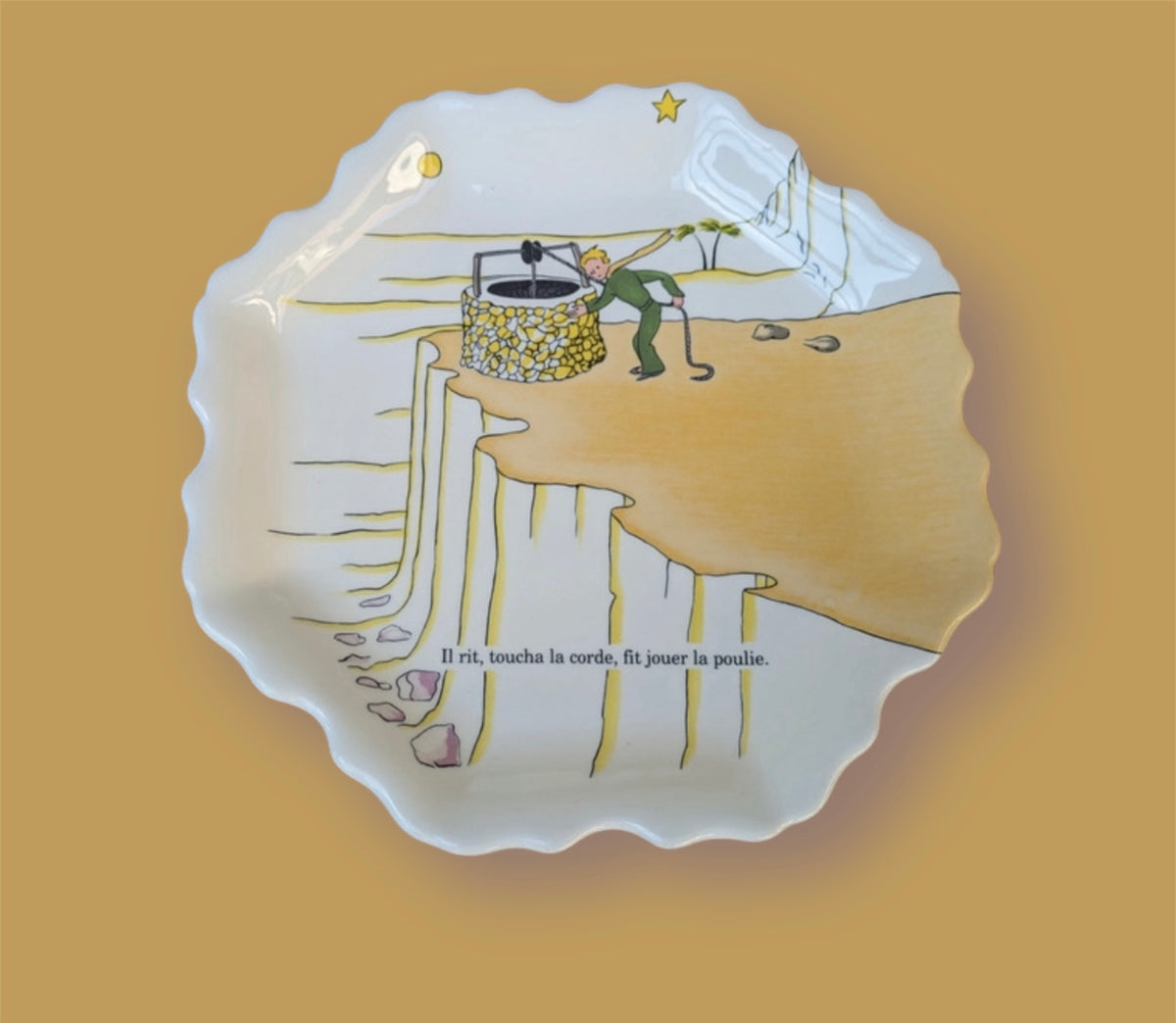 Gien France Rare plate Le Petit Prince