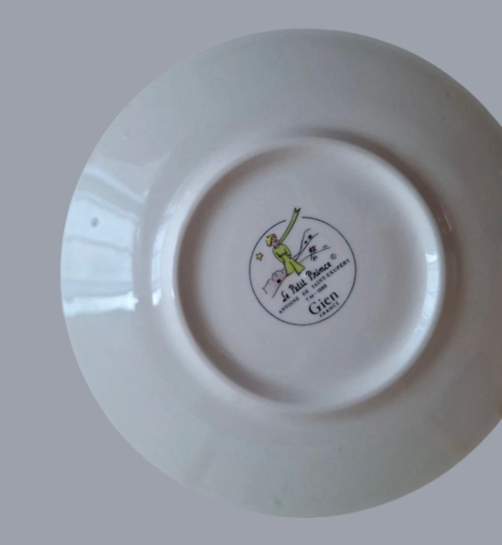 Gien France Le Petit Prince faience saucer