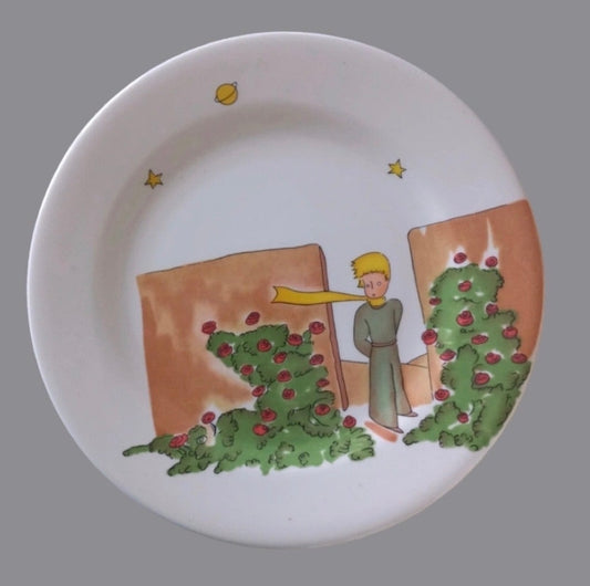 Le Petit Prince Small faience plate Gien France