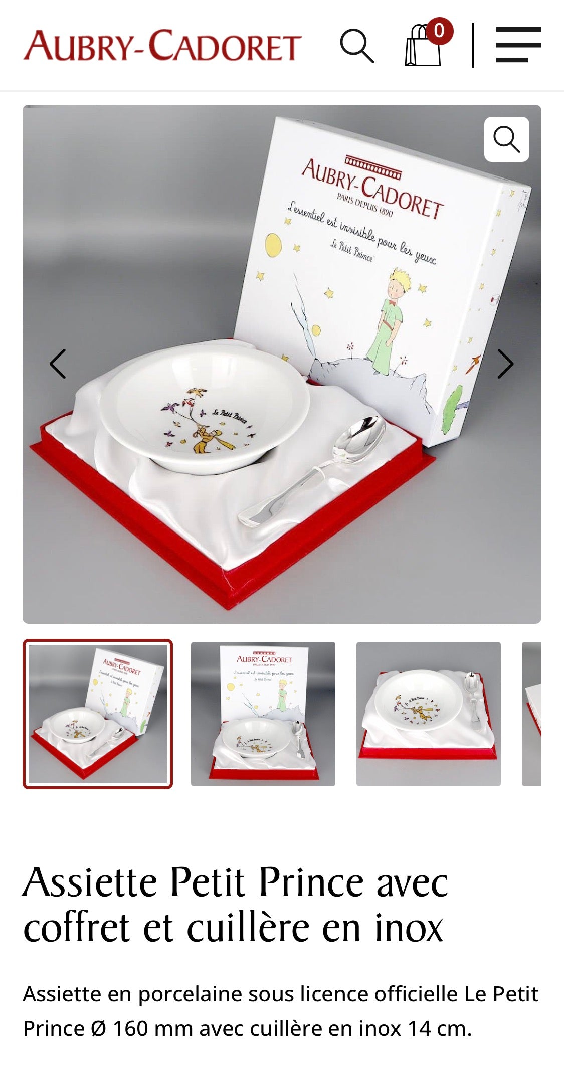 Le petit prince luxury french porcelain set