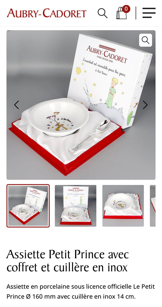 Le petit prince luxury french porcelain set