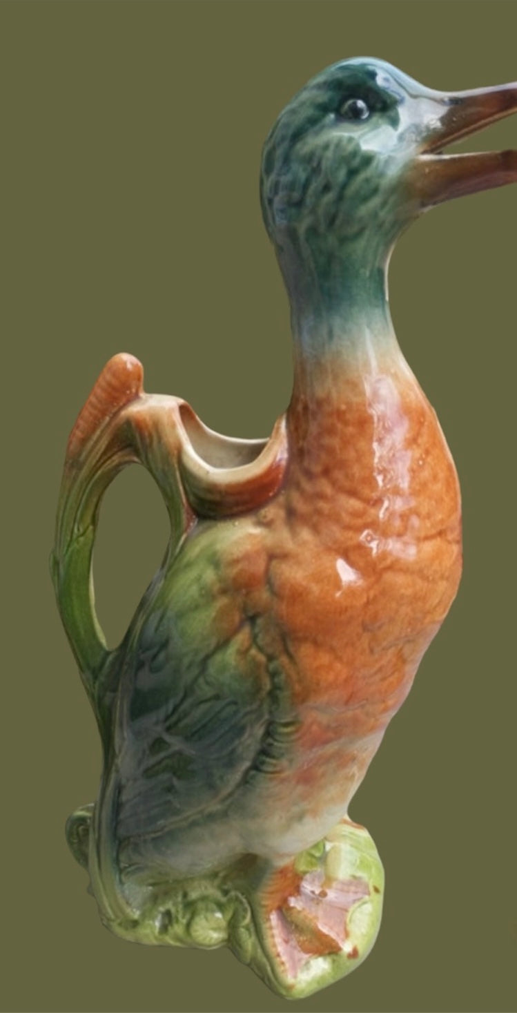 Saint Clement antique duck pitcher