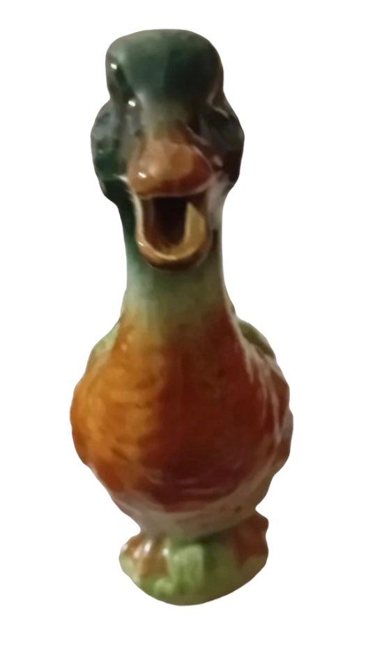 Saint Clement figural duck pitcher