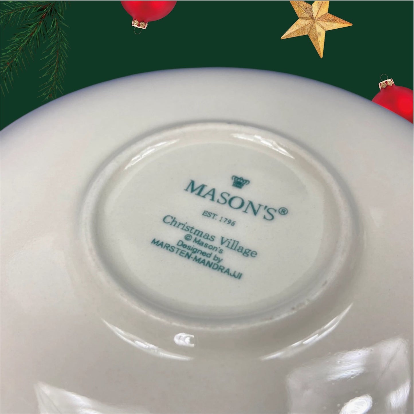 Mason’s 1983 Christmas village cup and saucer