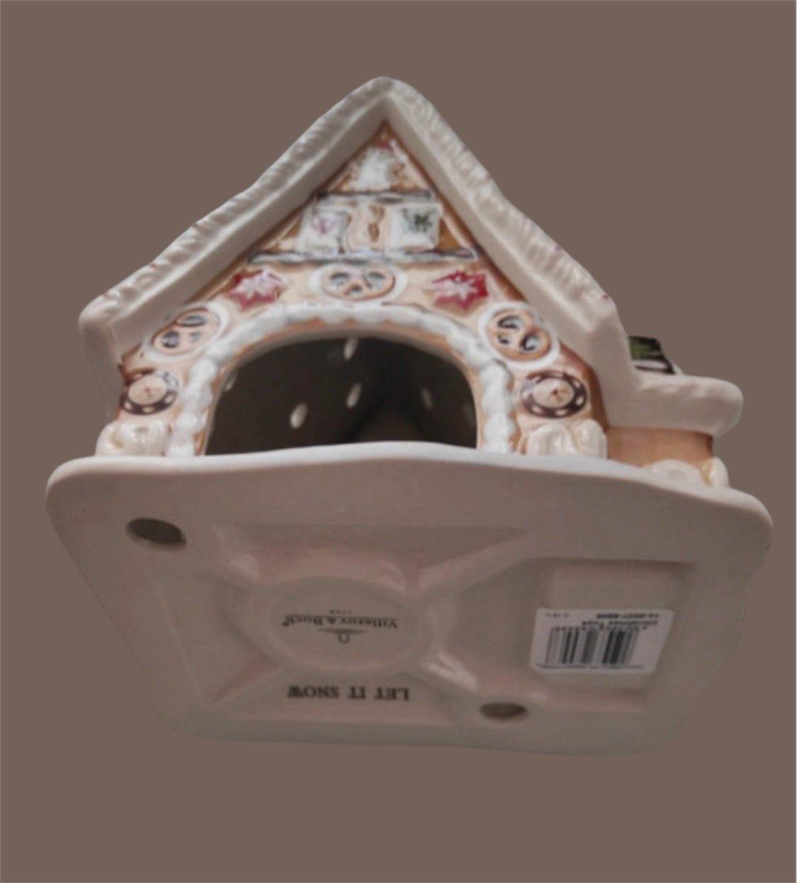 Villeroy & Boch Christmas gingerbread house music box candle light