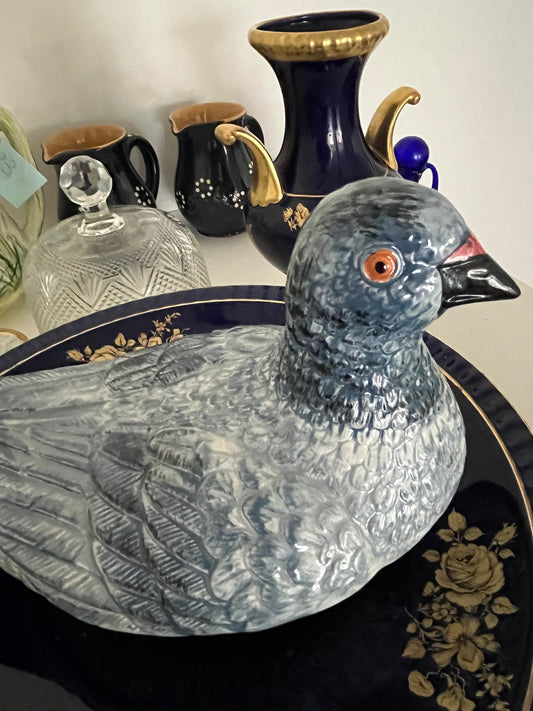 Michel Caugant pigeon tureen