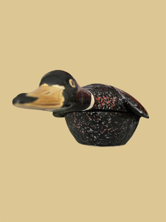 french faience flying duck tureen Michel Caugant