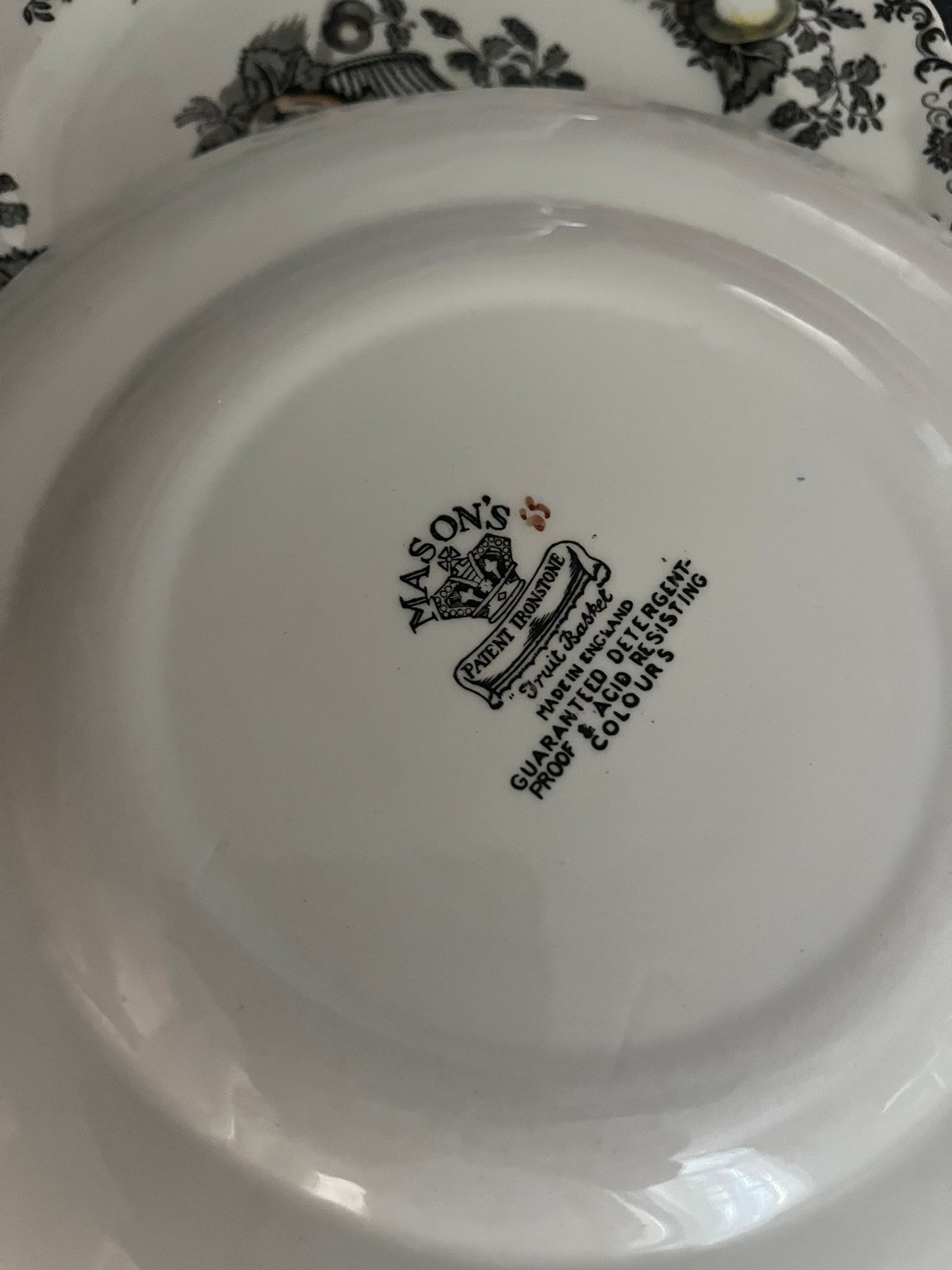 Mason’s England ironstone fruitbasket plate 22,5 cm