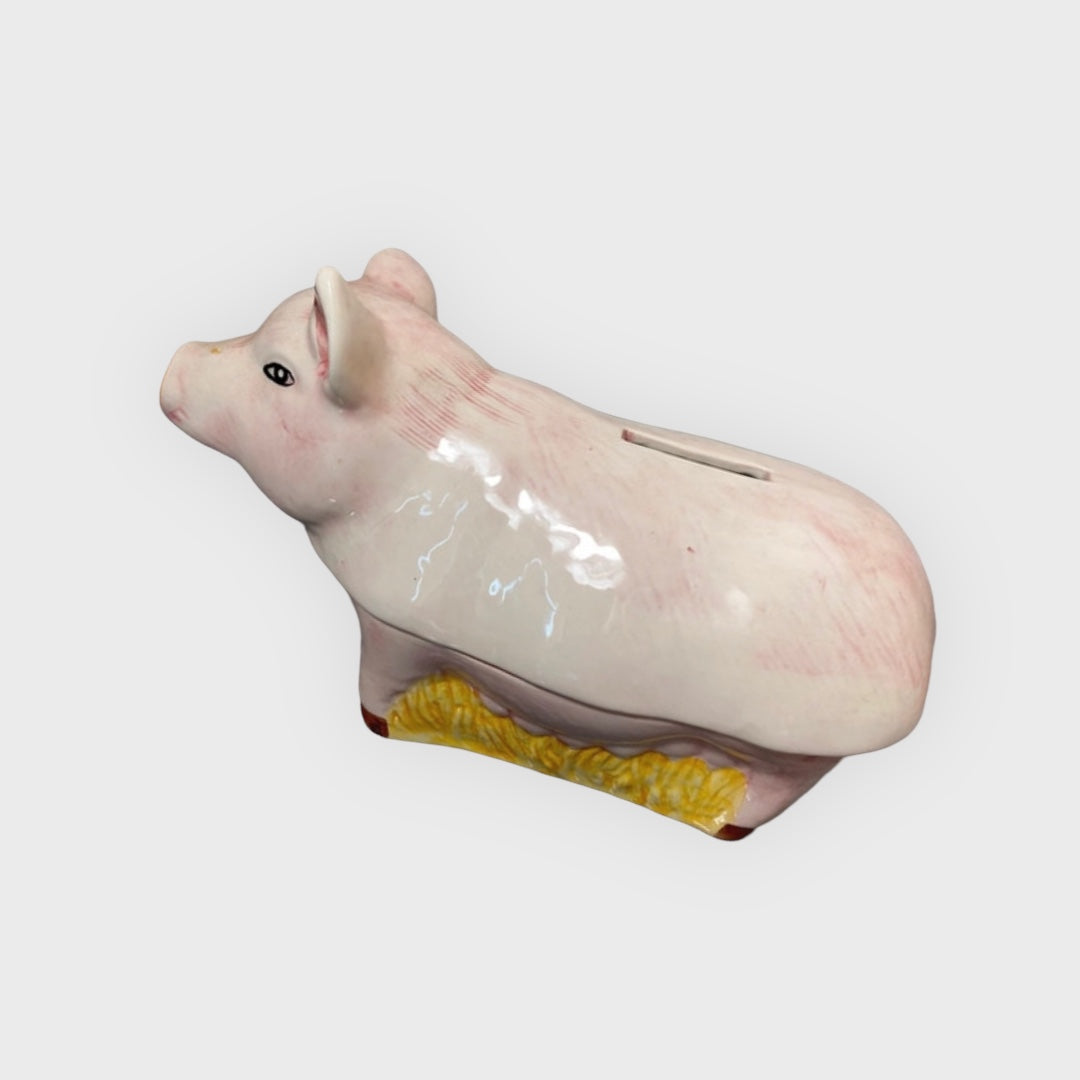 Michel Caugant piggie Coinbank tureen