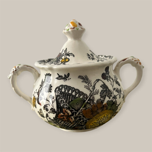 Sugarbowl Fruitbasket Mason’s England ironstone