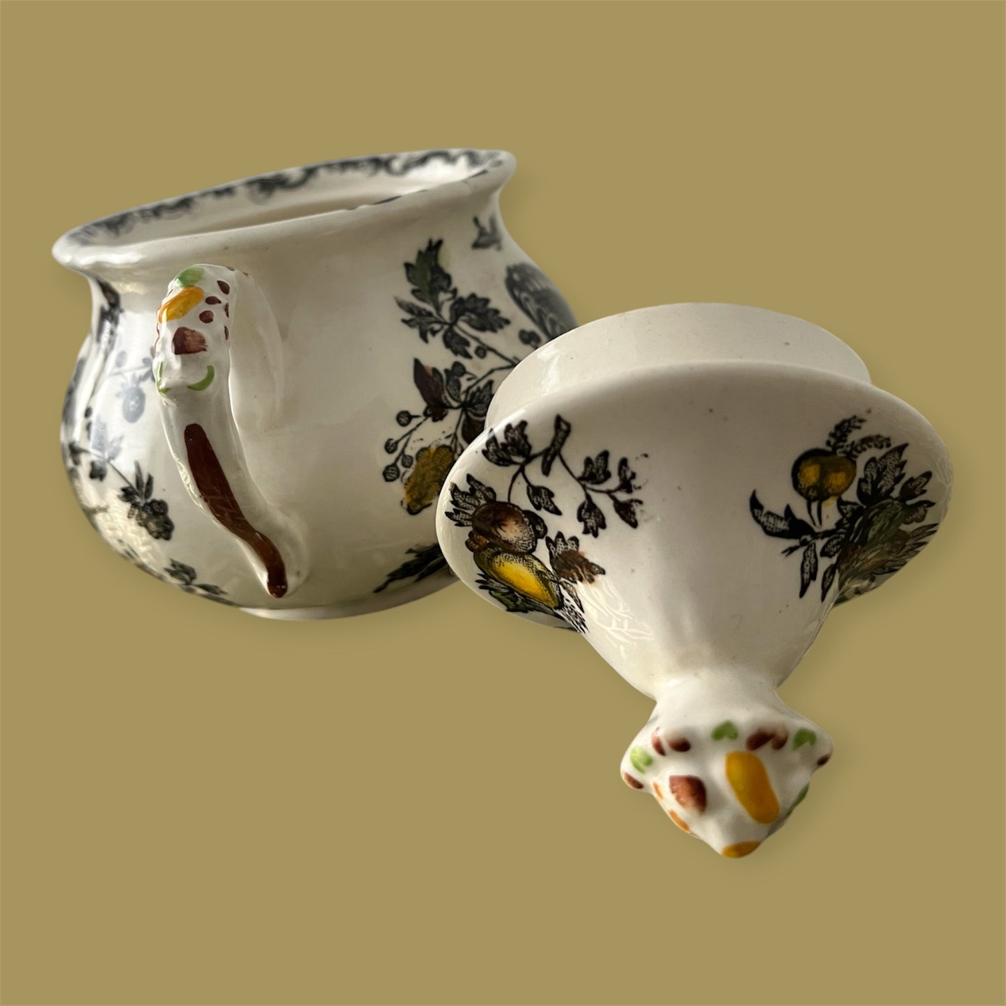 Sugarbowl Fruitbasket Mason’s England ironstone
