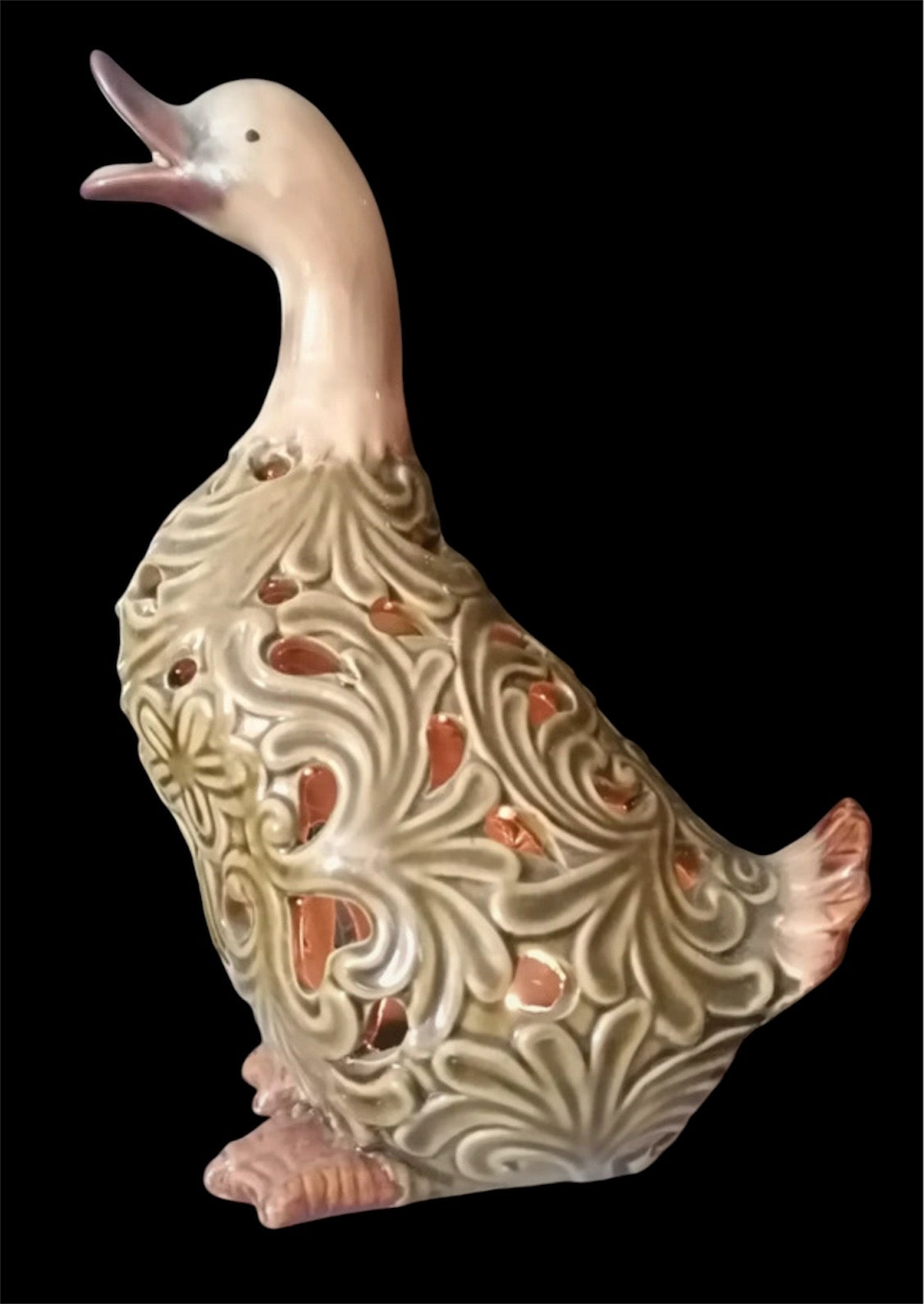 Art Nouveau duck light