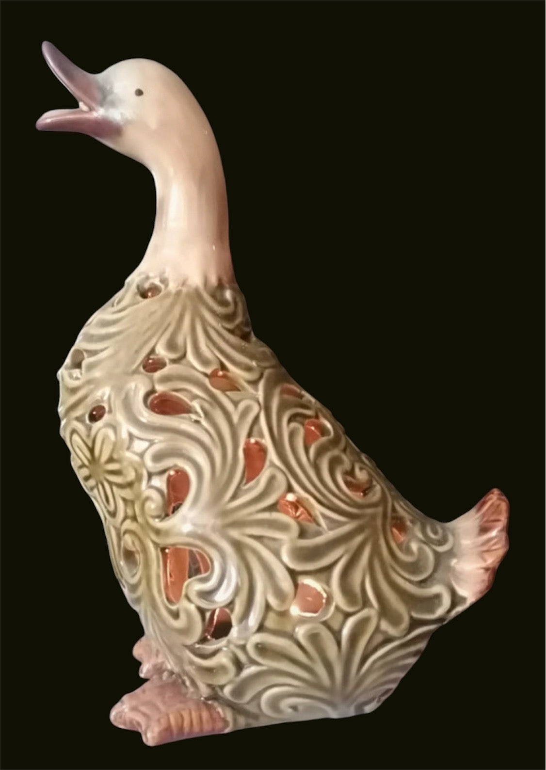 Art Nouveau duck light