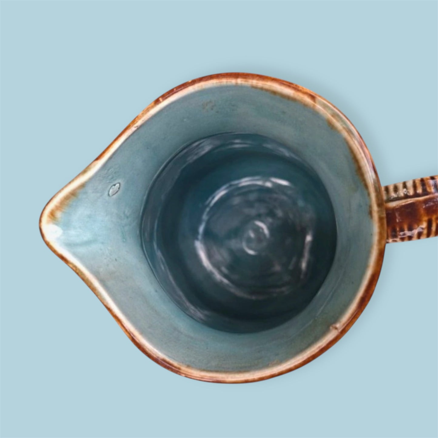 antique majolica pitcher C1900
